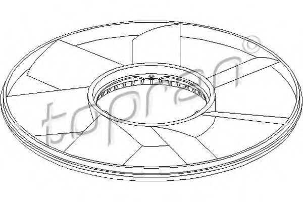 Imagine Paleta ventilator, racire motor TOPRAN 500 904