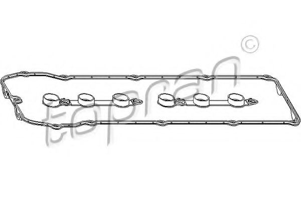 Imagine Set garnituri, Capac supape TOPRAN 500 942