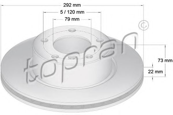 Imagine Disc frana TOPRAN 500 945