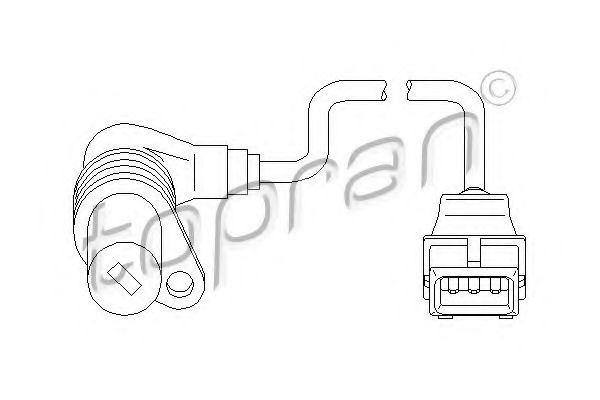 Imagine senzor turatie,management motor TOPRAN 500 986