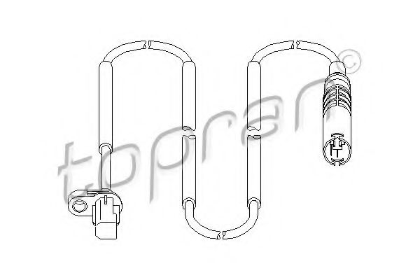 Imagine senzor,turatie roata TOPRAN 501 078