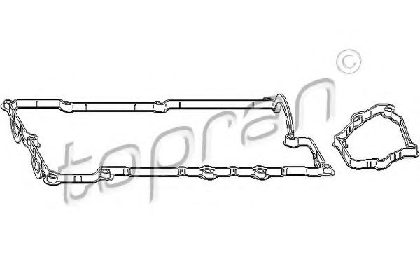 Imagine Set garnituri, Capac supape TOPRAN 501 252