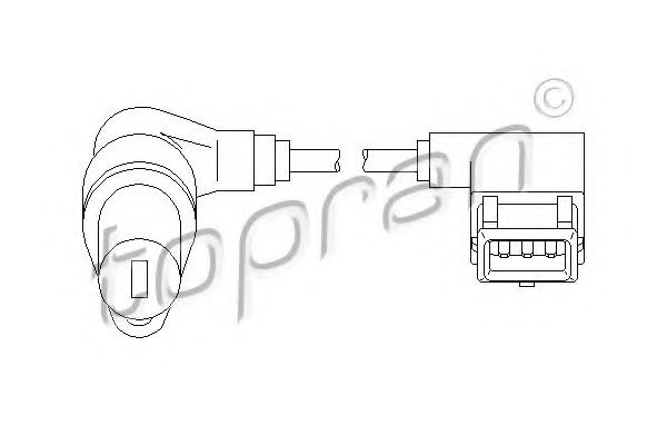 Imagine senzor turatie,management motor TOPRAN 501 294