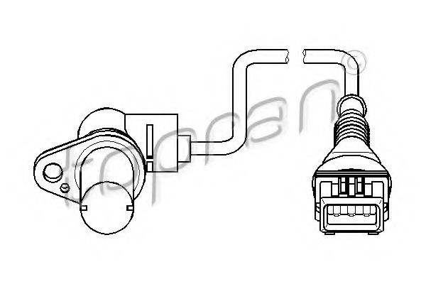 Imagine senzor turatie,management motor TOPRAN 501 441