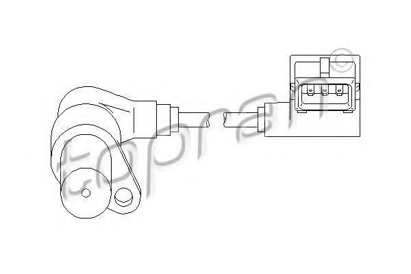 Imagine senzor turatie,management motor TOPRAN 501 533