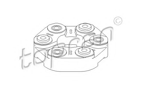 Imagine Articulatie, cardan TOPRAN 501 591