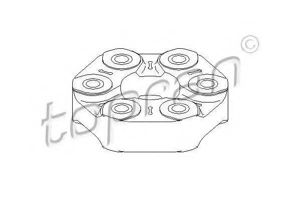 Imagine Articulatie, cardan TOPRAN 501 700