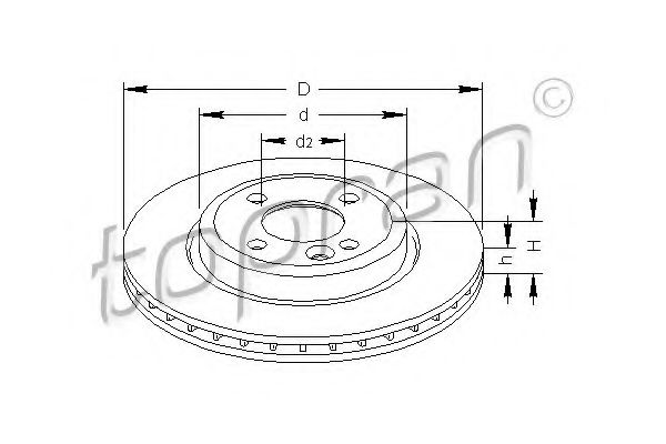 Imagine Disc frana TOPRAN 501 713