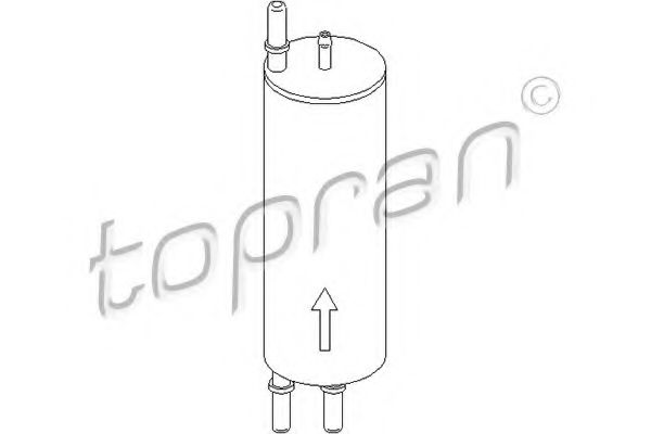 Imagine filtru combustibil TOPRAN 501 770