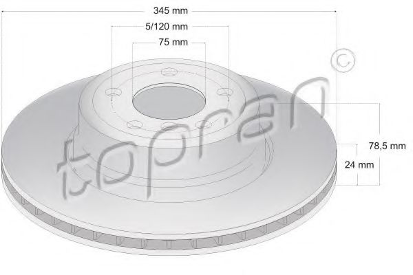 Imagine Disc frana TOPRAN 502 105