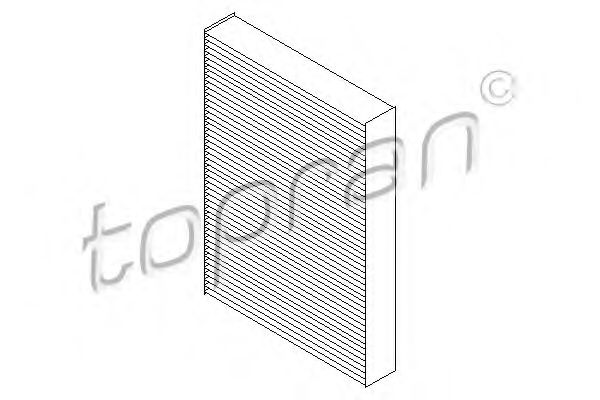 Imagine Filtru, aer habitaclu TOPRAN 700 130