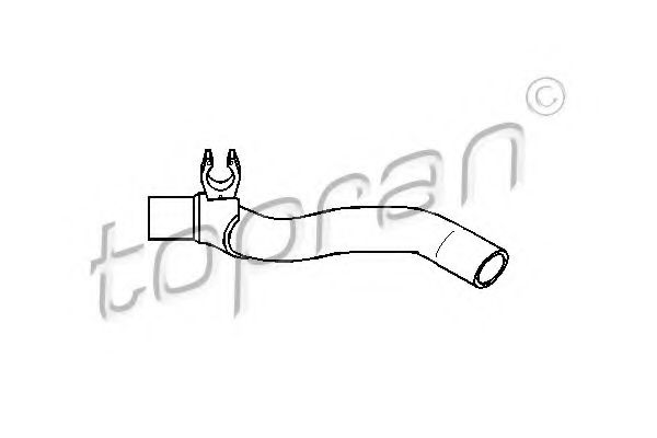 Furtun radiator TOPRAN 700 502