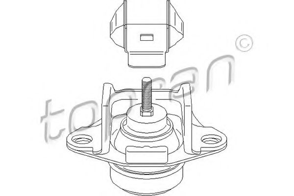 Imagine Suport motor TOPRAN 700 554