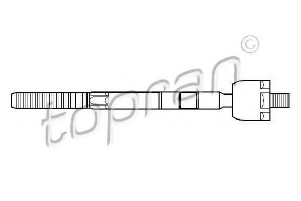 Articulatie axiala, cap de bara TOPRAN 700 626