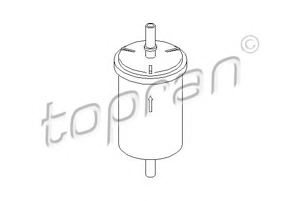 Imagine filtru combustibil TOPRAN 720 937