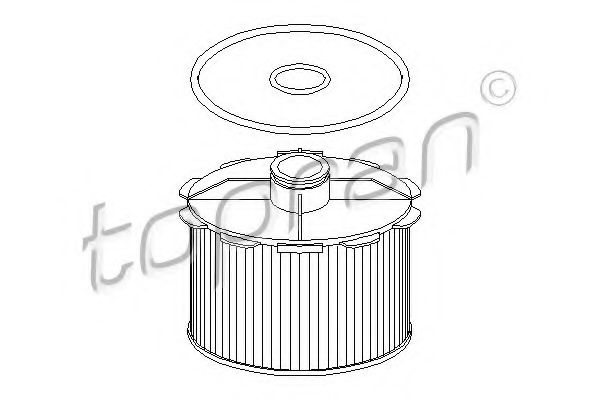 Imagine filtru combustibil TOPRAN 720 949