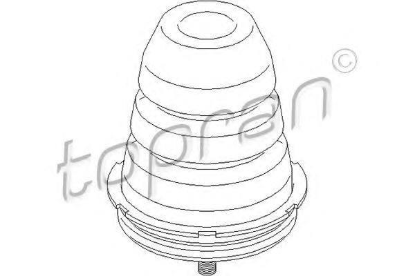 Tampon cauciuc, corp axe TOPRAN 721 804