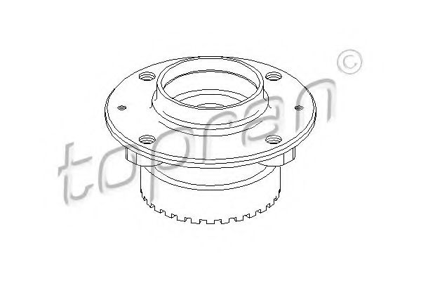 Imagine Butuc roata TOPRAN 722 253