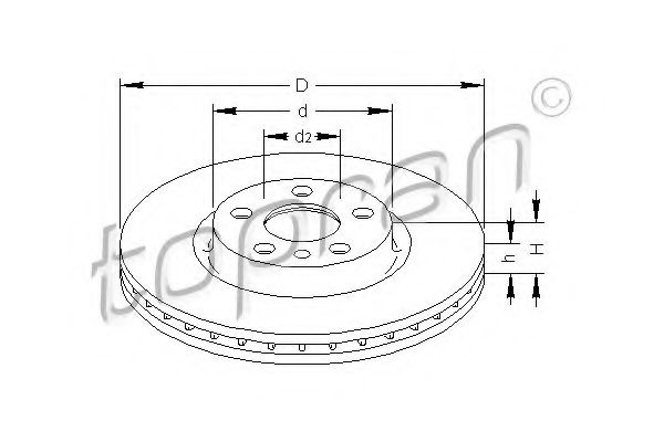 Imagine Disc frana TOPRAN 722 451