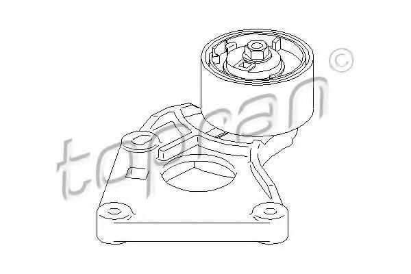 Imagine rola intinzator,curea distributie TOPRAN 722 763