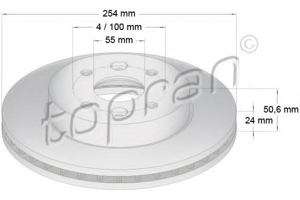 Imagine Disc frana TOPRAN 820 183