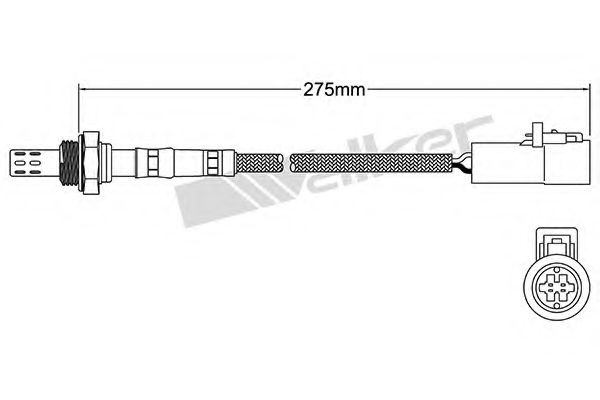 Imagine Sonda Lambda WALKER PRODUCTS 250-23002