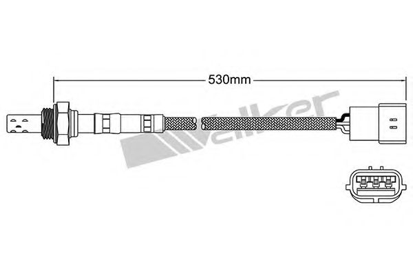 Imagine Sonda Lambda WALKER PRODUCTS 250-23097