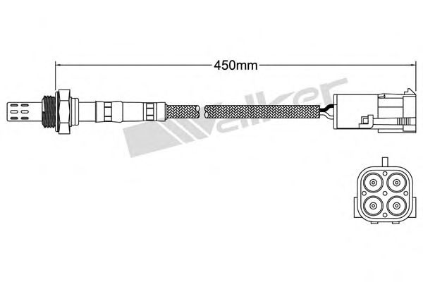 Imagine Sonda Lambda WALKER PRODUCTS 250-23128