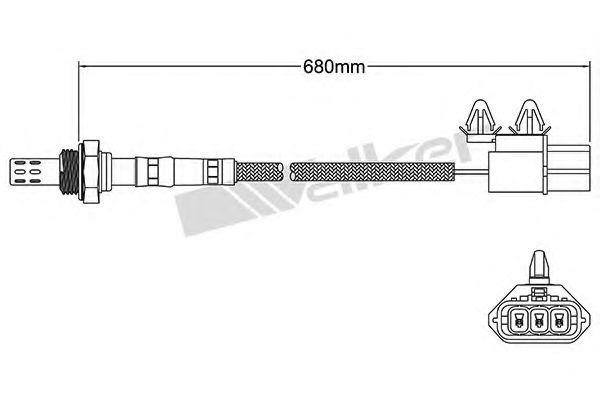 Imagine Sonda Lambda WALKER PRODUCTS 250-23133