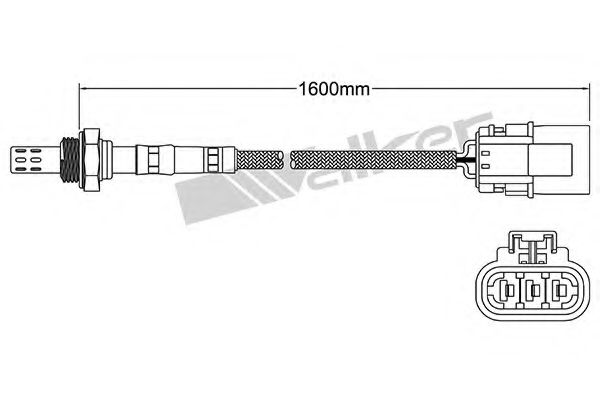 Imagine Sonda Lambda WALKER PRODUCTS 250-23166