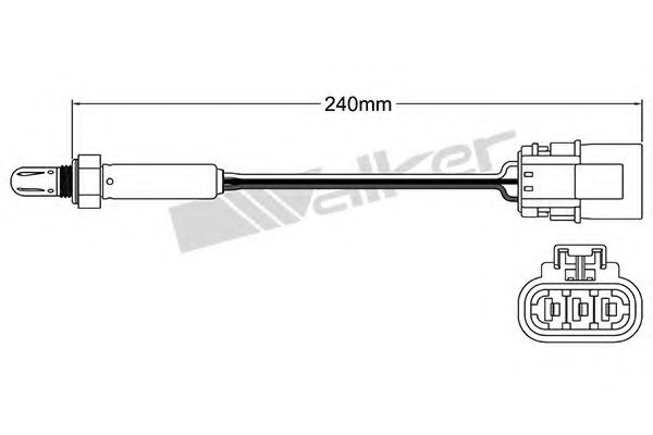 Imagine Sonda Lambda WALKER PRODUCTS 250-23502