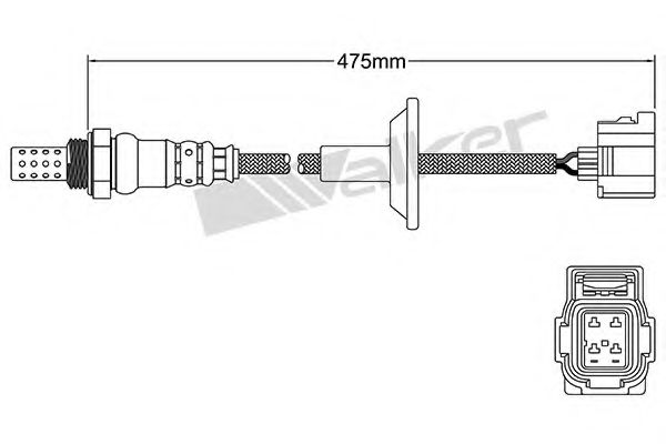 Imagine Sonda Lambda WALKER PRODUCTS 250-241049