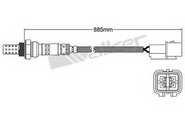 Imagine Sonda Lambda WALKER PRODUCTS 250-24241