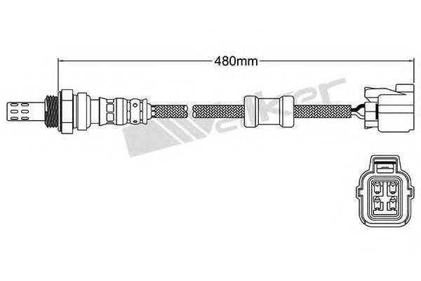 Imagine Sonda Lambda WALKER PRODUCTS 250-24343