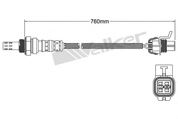 Imagine Sonda Lambda WALKER PRODUCTS 250-24354