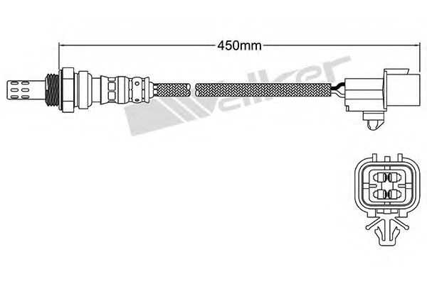 Imagine Sonda Lambda WALKER PRODUCTS 250-24422