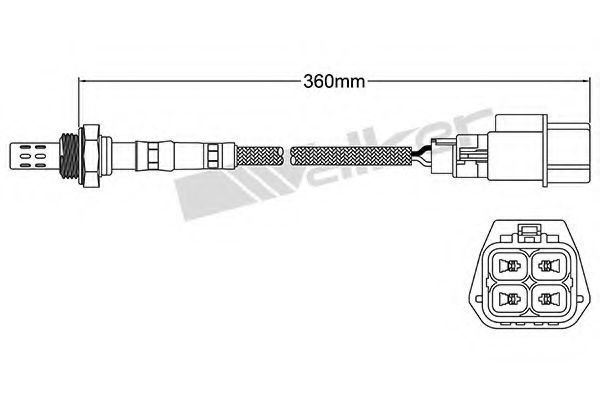 Imagine Sonda Lambda WALKER PRODUCTS 250-24434