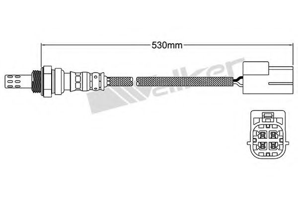 Imagine Sonda Lambda WALKER PRODUCTS 250-24450