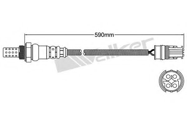 Imagine Sonda Lambda WALKER PRODUCTS 250-24463