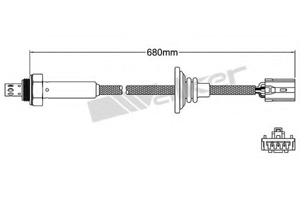 Imagine Sonda Lambda WALKER PRODUCTS 250-24535