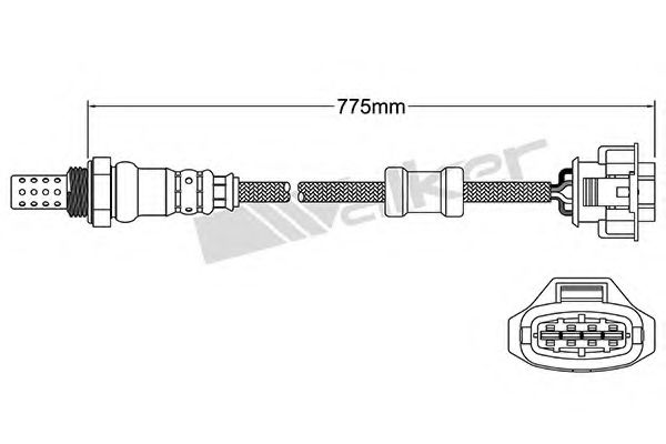 Imagine Sonda Lambda WALKER PRODUCTS 250-24682