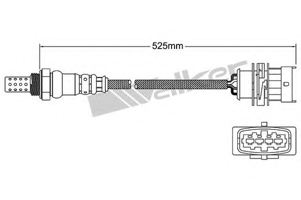 Imagine Sonda Lambda WALKER PRODUCTS 250-24735