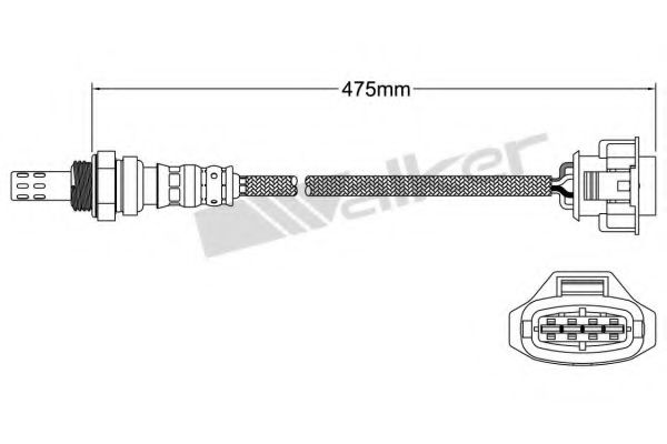 Imagine Sonda Lambda WALKER PRODUCTS 250-24765