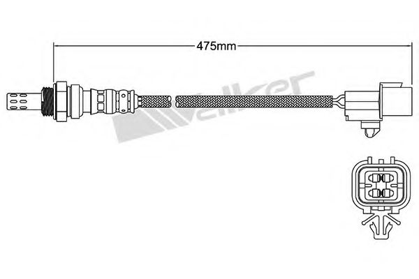 Imagine Sonda Lambda WALKER PRODUCTS 250-24789