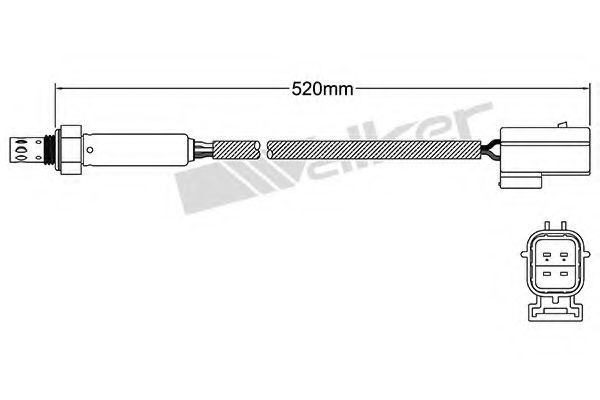 Imagine Sonda Lambda WALKER PRODUCTS 250-24804