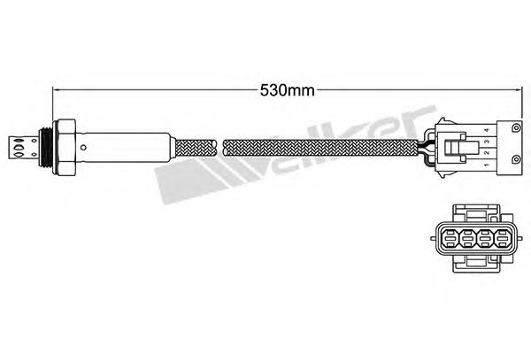 Imagine Sonda Lambda WALKER PRODUCTS 250-24814