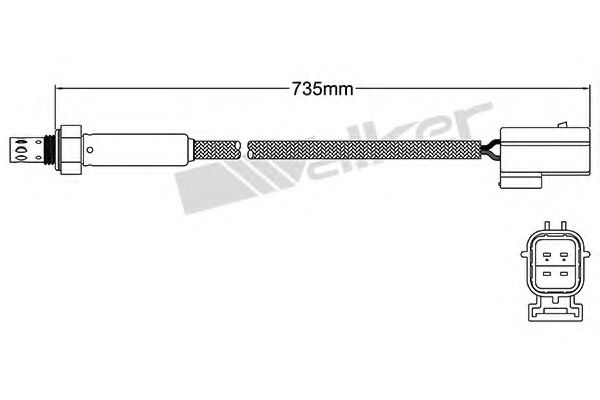 Imagine Sonda Lambda WALKER PRODUCTS 250-24817