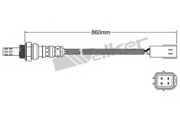 Imagine Sonda Lambda WALKER PRODUCTS 250-24818