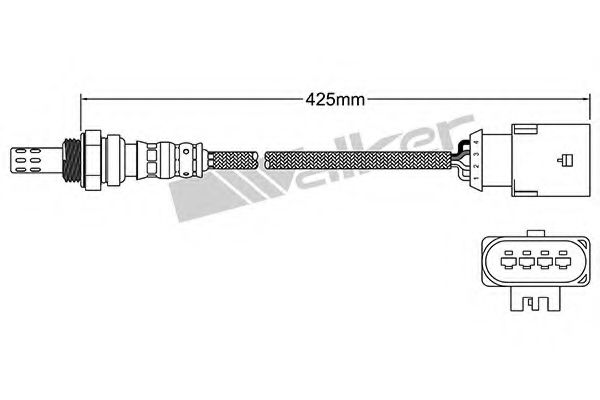 Imagine Sonda Lambda WALKER PRODUCTS 250-24844