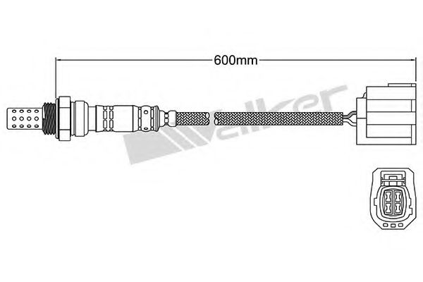 Imagine Sonda Lambda WALKER PRODUCTS 250-24904